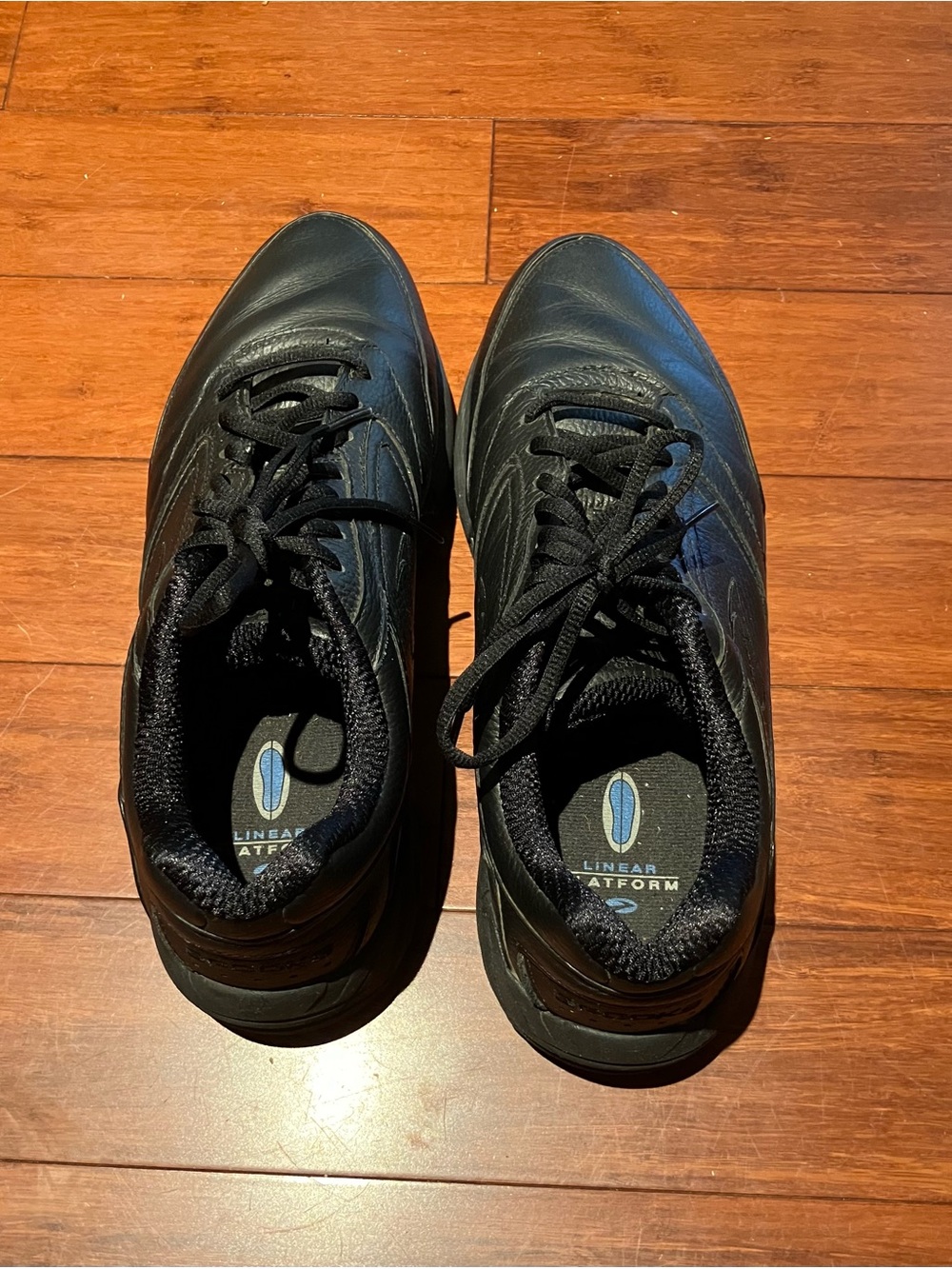 Brooks Linear Platform Black Sneakers Walking Shoes